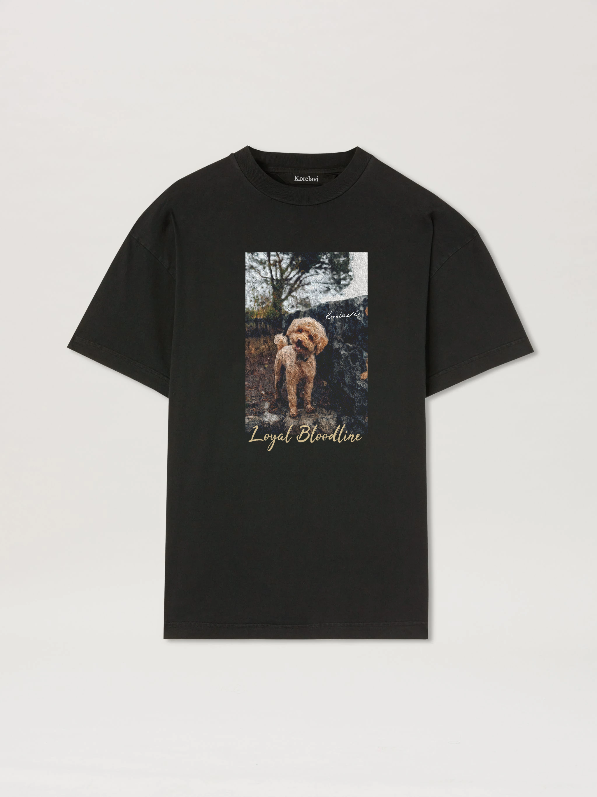 Oil painting dog Korelavi Relaxed-Fit T-Shirt