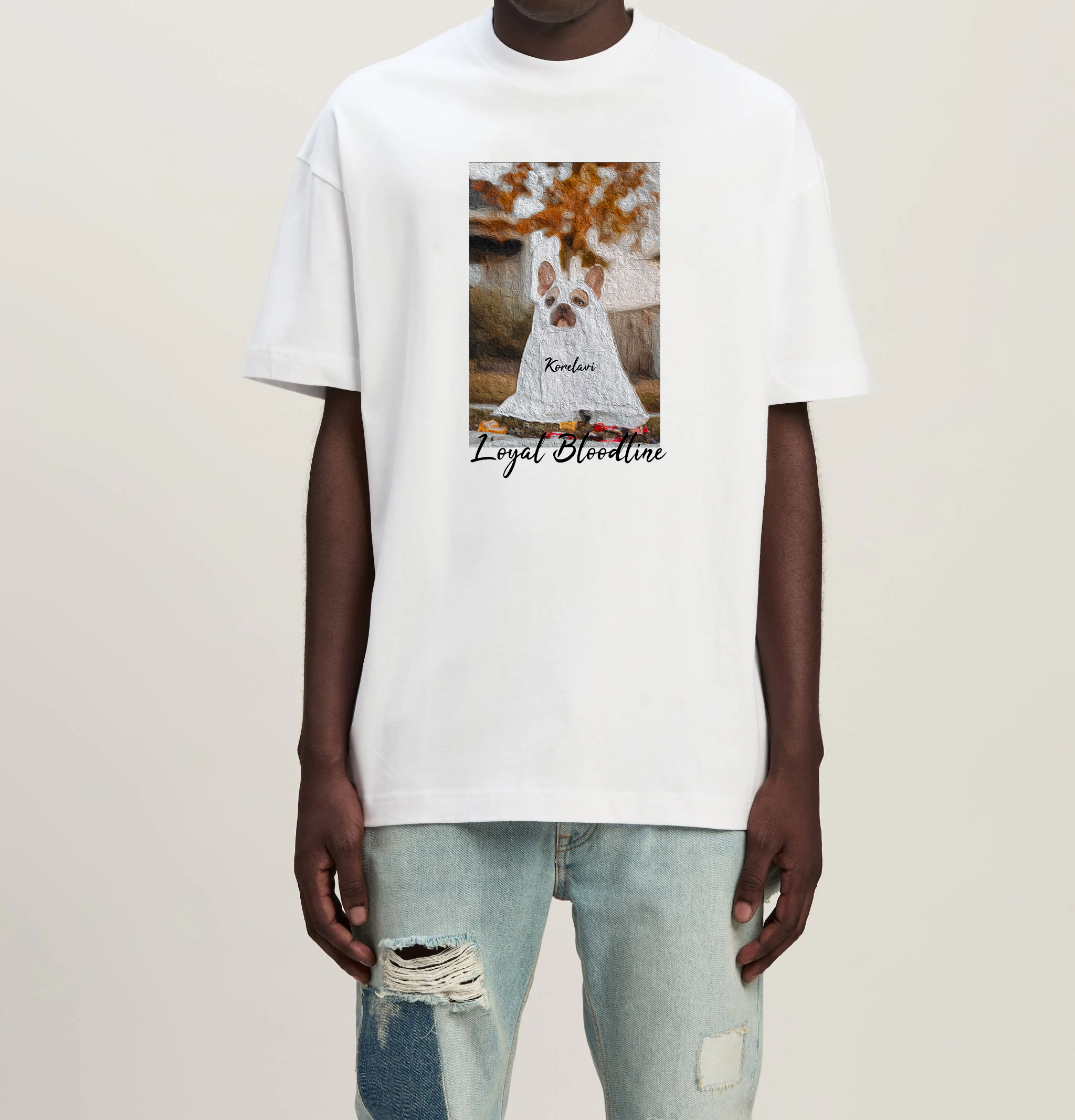 KUSO Dog T-Shirt in white