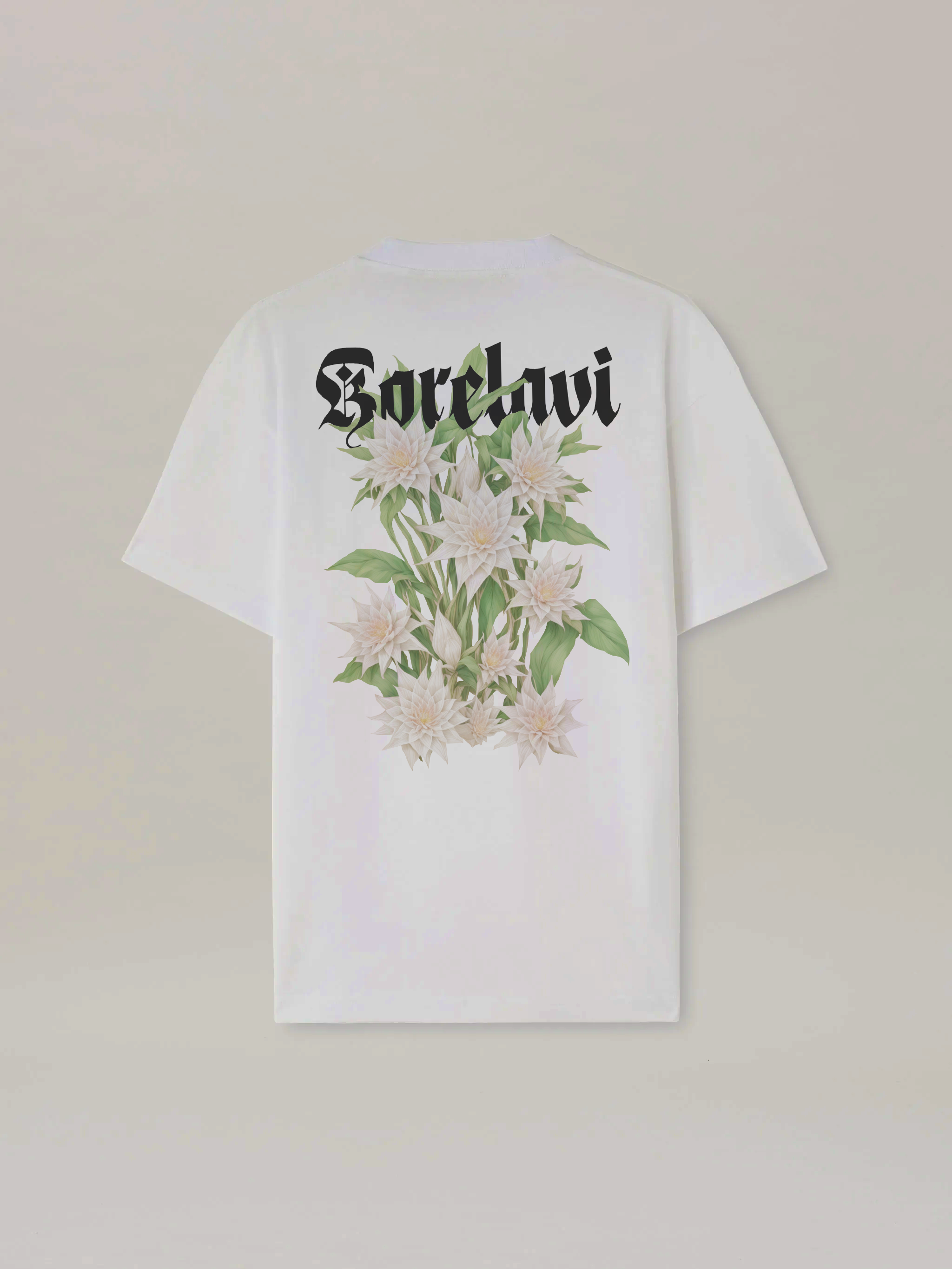 Blooming Epiphyllum Printed white T-Shirt