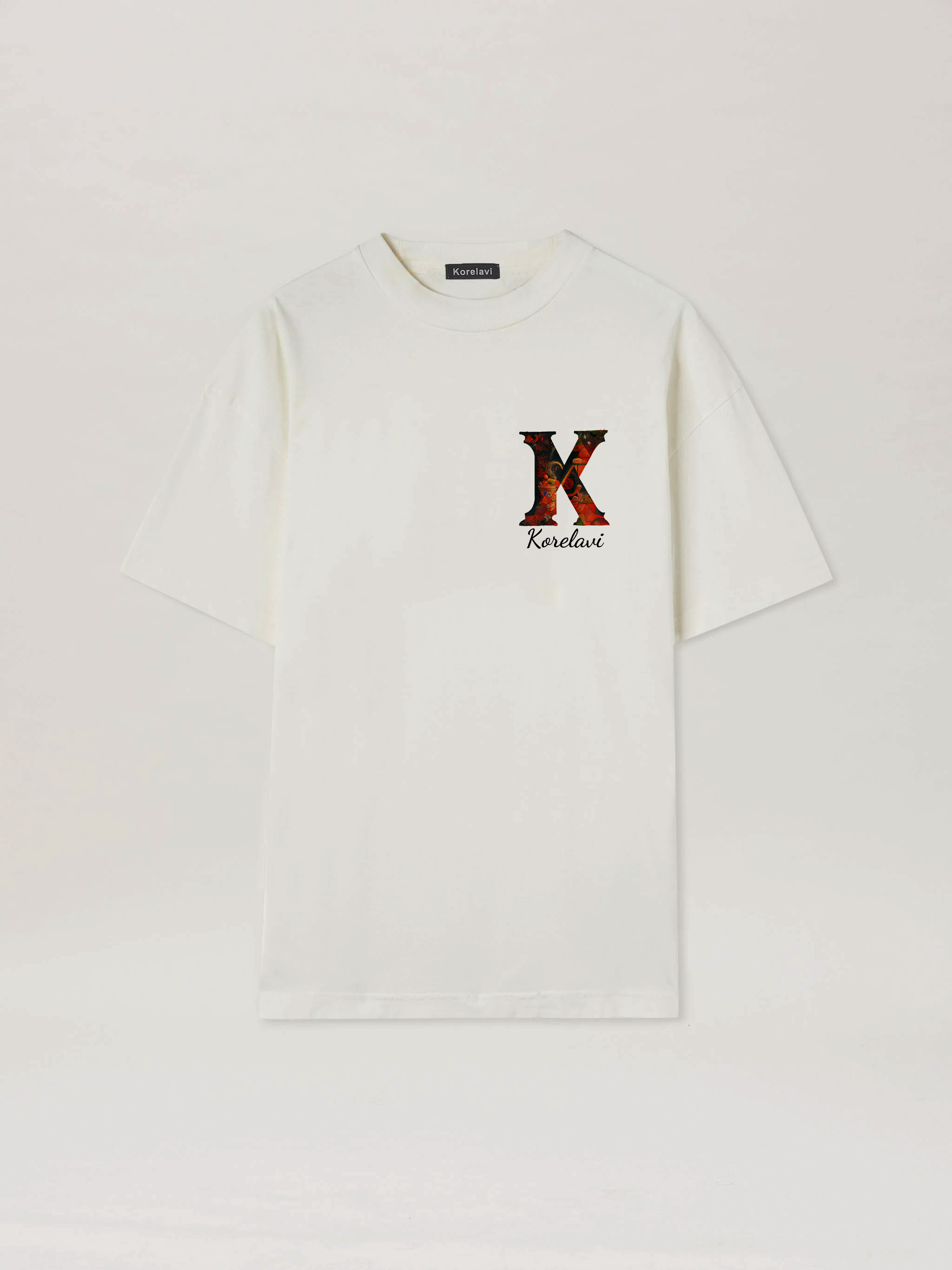 Medieval Oil Painting Letter white T-Shirt