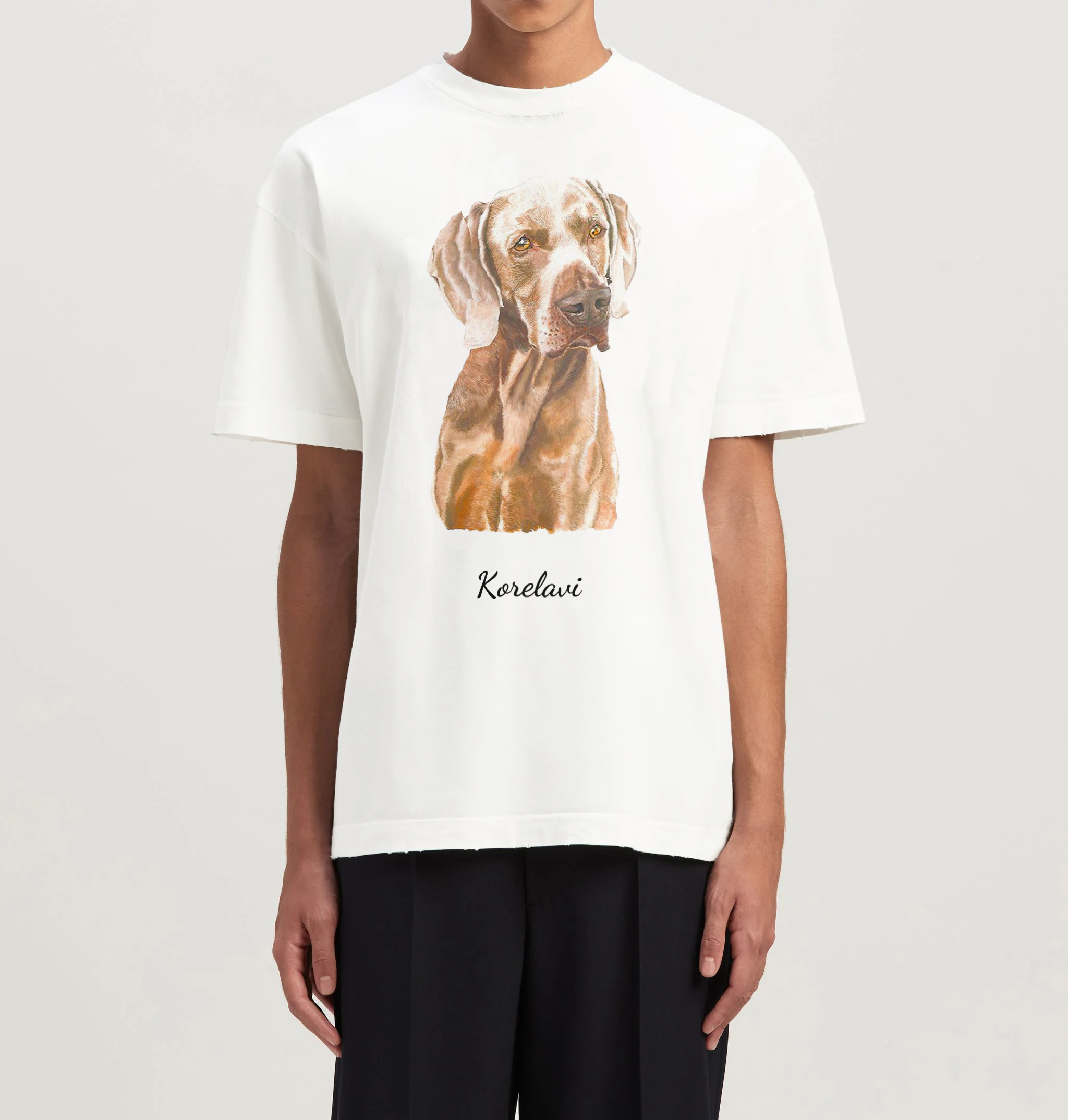 Faithful eyes T-Shirt in white